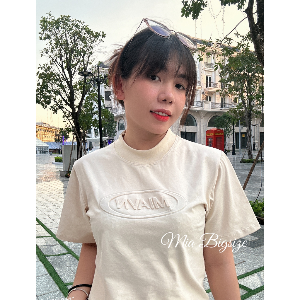 Áo baby tee chữ nổi MIAVN bigsize-MVN