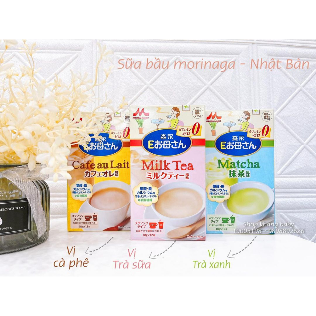 Sữa Bầu Morinaga Nhật Bản hộp 12 gói - Shop Khang Baby