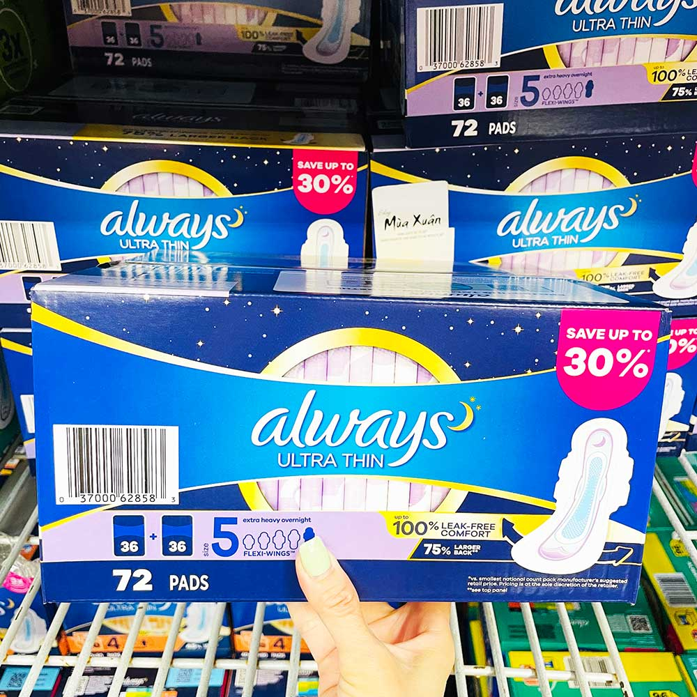 Băng vệ sinh Always Ultra Thin 3X Protection