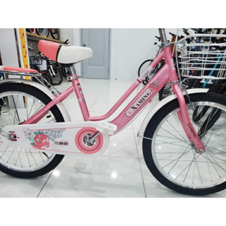 Xe đạp trẻ em xe đạp Shopvietnam cỡ 12 14 16 18 20 inch cho bé gái từ 3 tới 10 tuổi có giỏ xe có baga