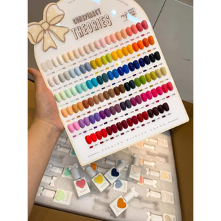 Set sơn gel Macaron 58 chai (tặng kèm bảng màu) CHÍNH HÃNG chất sơn đặc, mướt