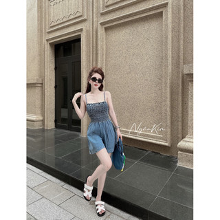 jum jeans chun ngực  H082