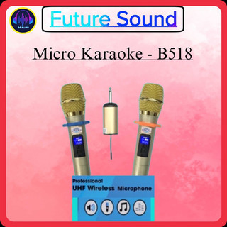 Micro hát karaoke jammy b518 chính hãng 100% bảo hành 6 tháng