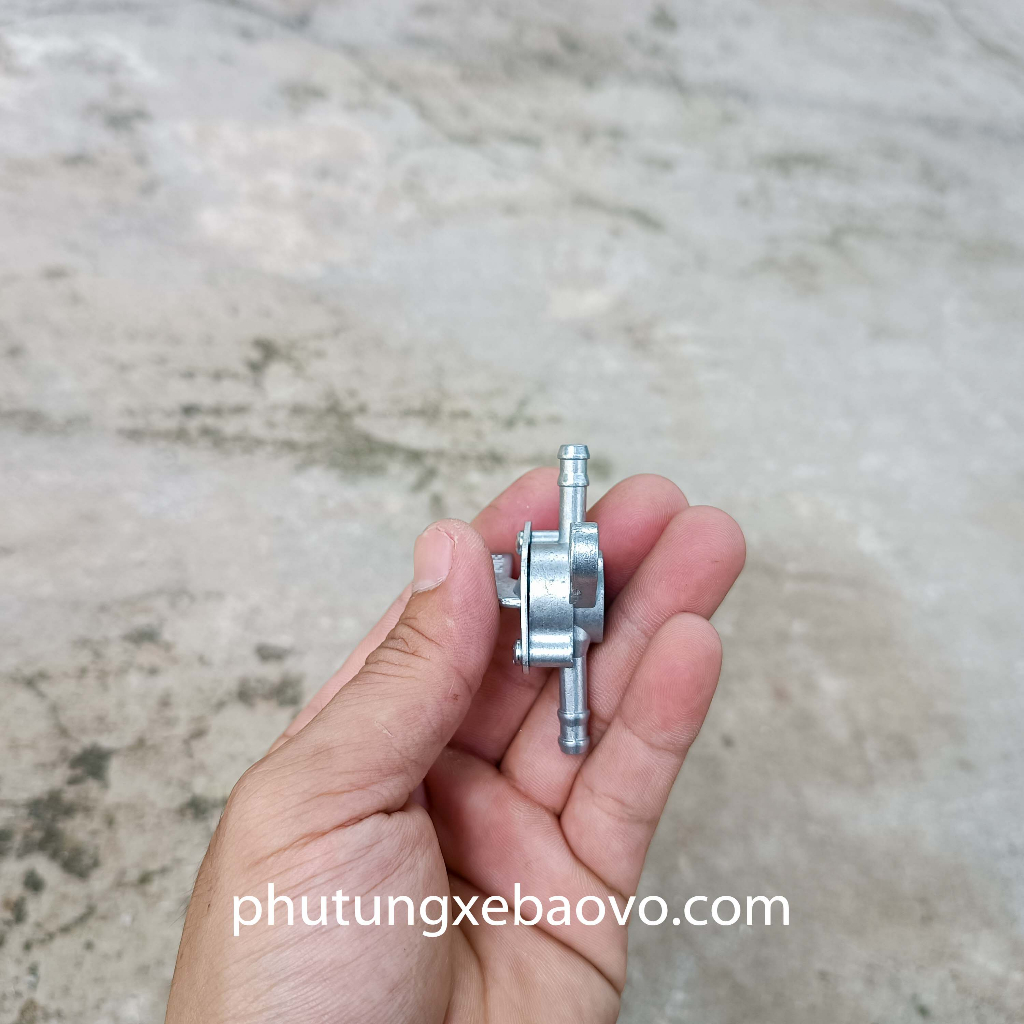 Công Tắc Đóng/Mở Nhiên Liệu - Van Khóa Bình Xăng 2 Đầu Cho Xe Máy có chỗ bắt ốc 6mm