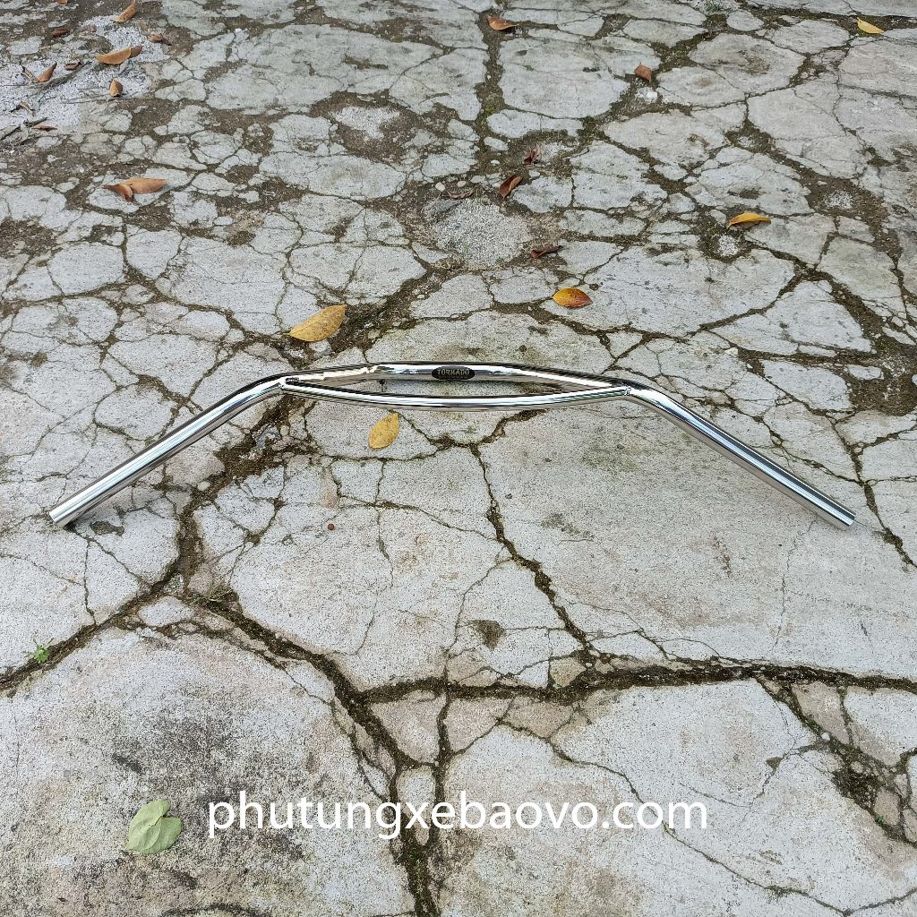 Ghi đông xe máy inox Tornado phong cách tracker rainbow 22mm