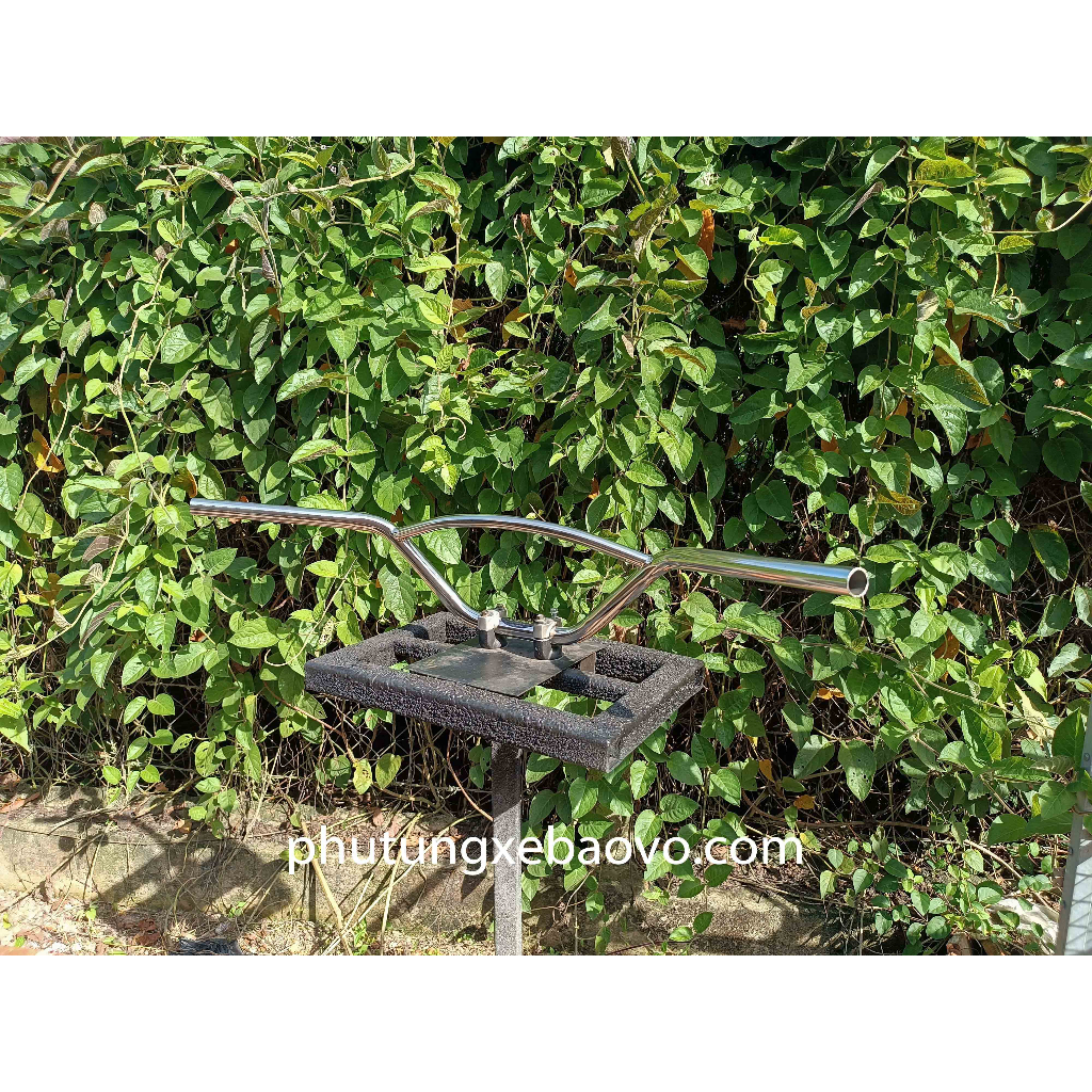 Ghi đông xe máy inox Tornado phong cách tracker rainbow 22mm