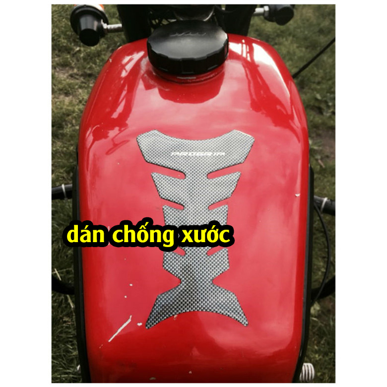 Tem Dán Bình Xăng Xương Cá, tem dán chống xước bình xăng Progrip