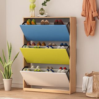 Tủ giày cánh lật thông minh kệ gỗ để giày dép, tủ đa năng sức chứa lớn decor tháo lắp ráp-GP20.4/GP20.5