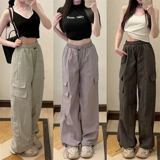 Quần gió LYRA ống suông túi hộp dây rút gấu mặc 2 kiểu phong cách trẻ trung, năng động - CSYQD0117