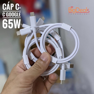 Cáp sạc siêu nhanh Google C to C zin 65w