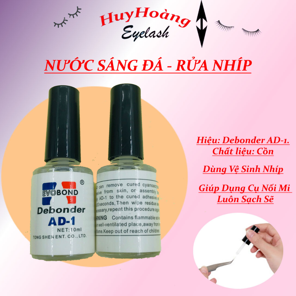 Ad vệ sinh nhíp_nước vệ sinh nhíp_dụng cụ nối mi chính hãng _ Huy Hoàng Mi