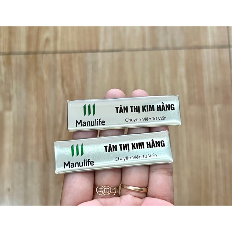 Bảng Tên Bảo Hiểm Manulife - Vui Lòng Gửi Tên Cho Shop Ạ