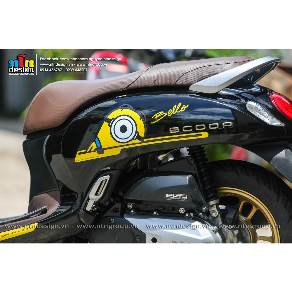 Tem Scoopy - mẫu Bello