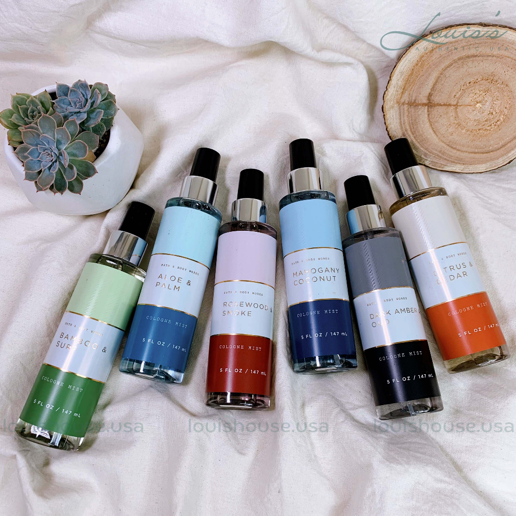 Cologne mist BAMBOO | ALOE | MAHOGANY | ROSEWOOD | CITRUS | VANILLA | AMBER - Shower nam Bath & Body Works