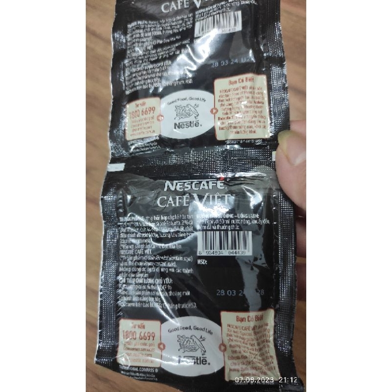 Combo 5 hộp mẫu thử nescafe việt