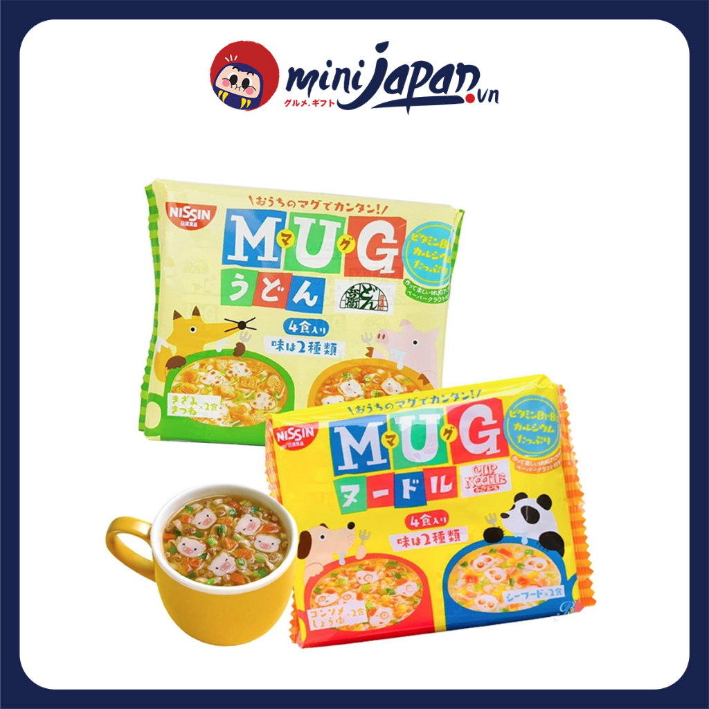 Mì Mug Nissin thịt heo nội địa Nhật Bản 92gr