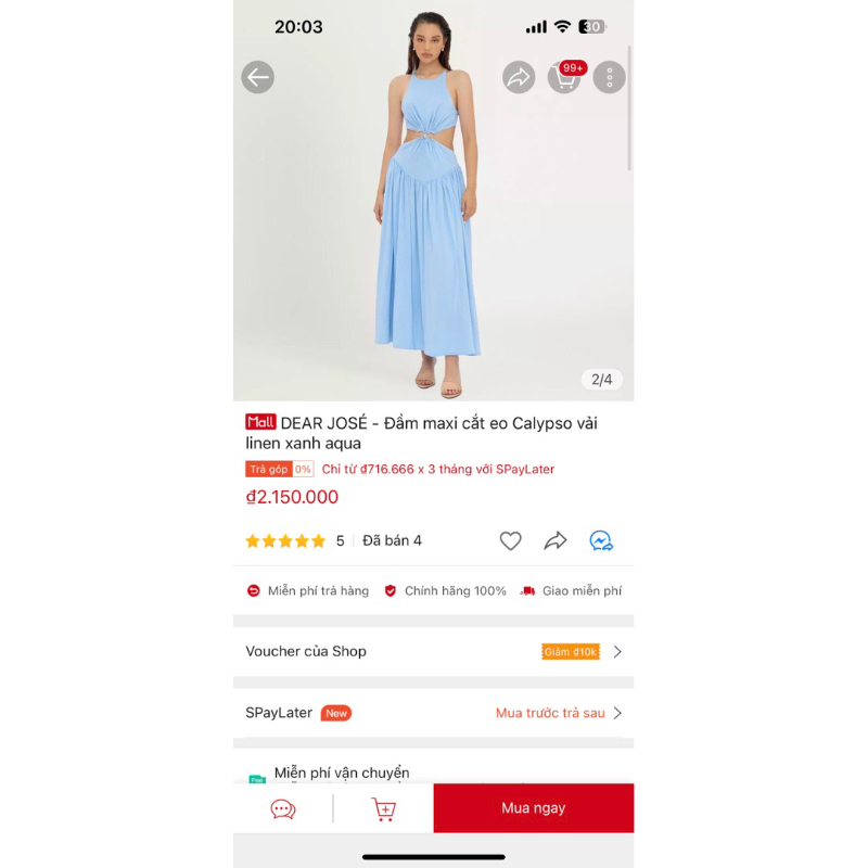 PASS ĐẦM DEAR JOSE SIZE XS