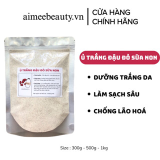 Bột ủ trắng đậu đỏ sữa non nguyên chất 100% Organic - Dưỡng trắng, cấp ẩm mịn