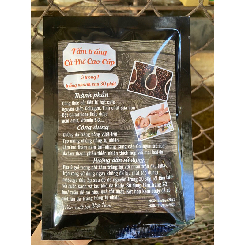 TẮM TRẮNG CÀ PHÊ