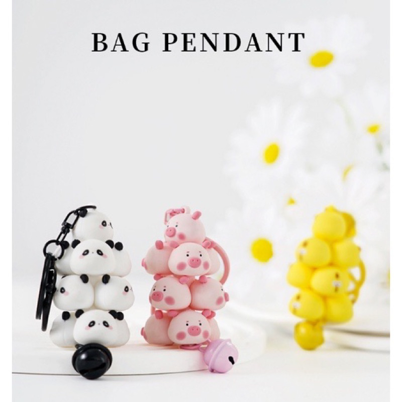 Móc khóa hình thú siêu đáng yêu