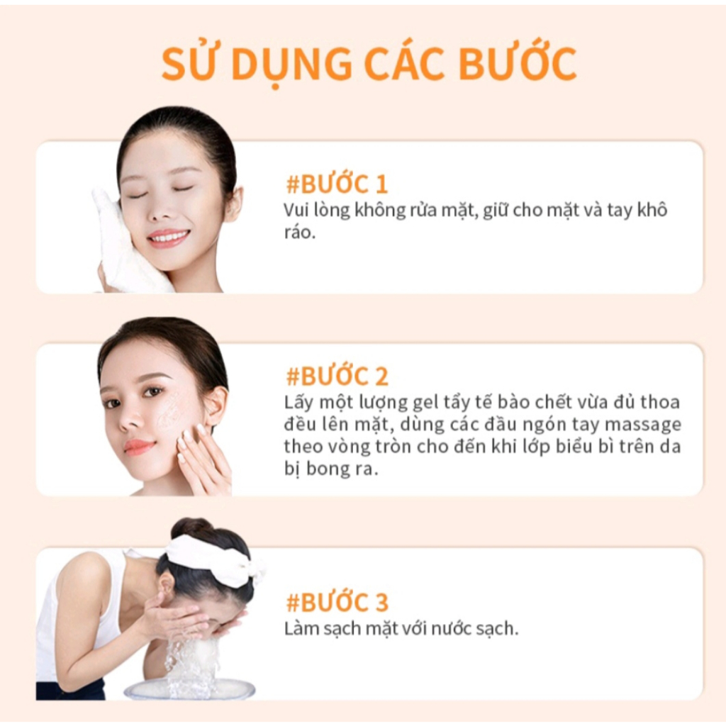 Gel lô hội tẩy tế bào chết nhẹ nhàng làm sạch sâu da mặt Lencolor