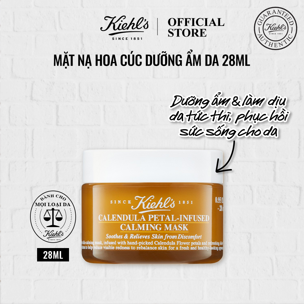 Mặt nạ hoa cúc Kiehl's Calendula Petal Infused Calming Mask 28ml