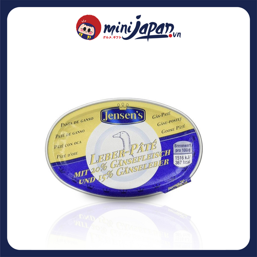 Pate Gan Ngỗng JENSEN'S hộp 80g siêu ngon hàng đức