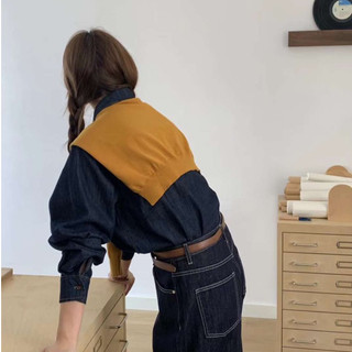 Áo sơ mi denim may ly 80601 CHERRY COCO