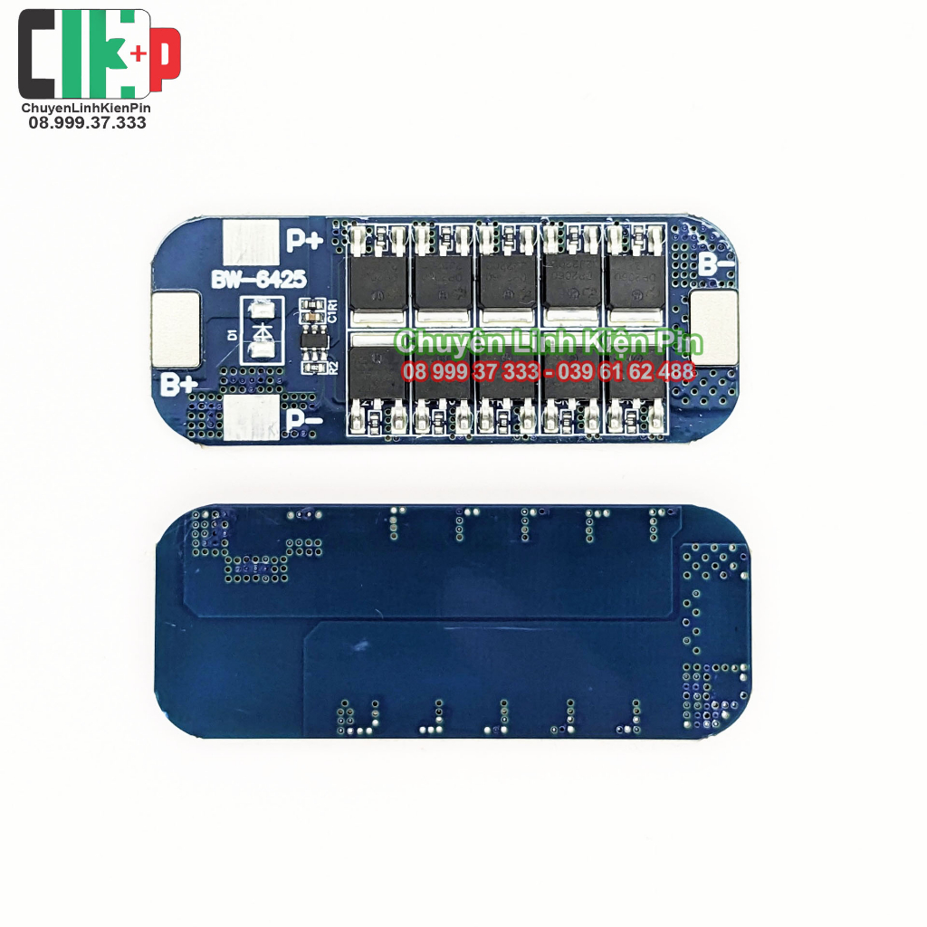 Mạch 1S 4.2V 25A, sạc và bảo vệ cell Lithium ion  3.7V