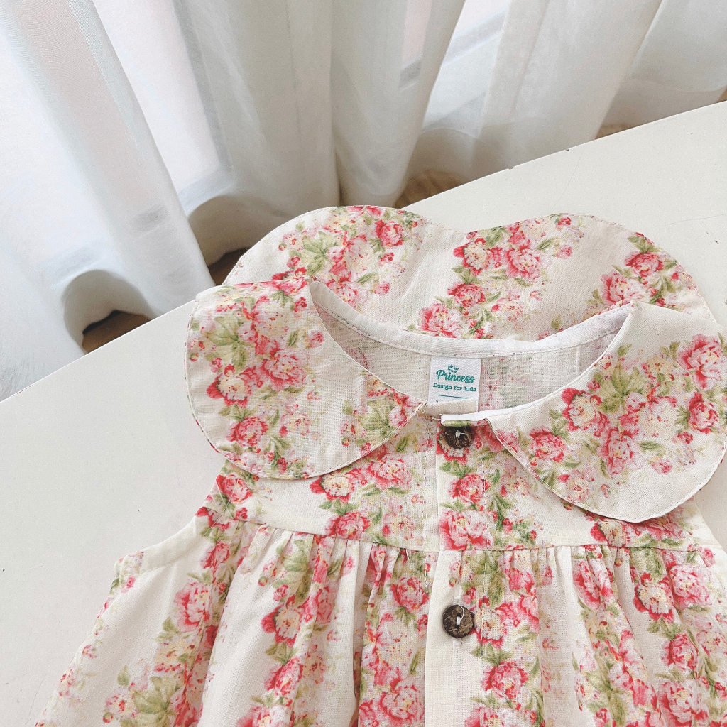 Váy sát nách cổ sen nhiều màu sinh động