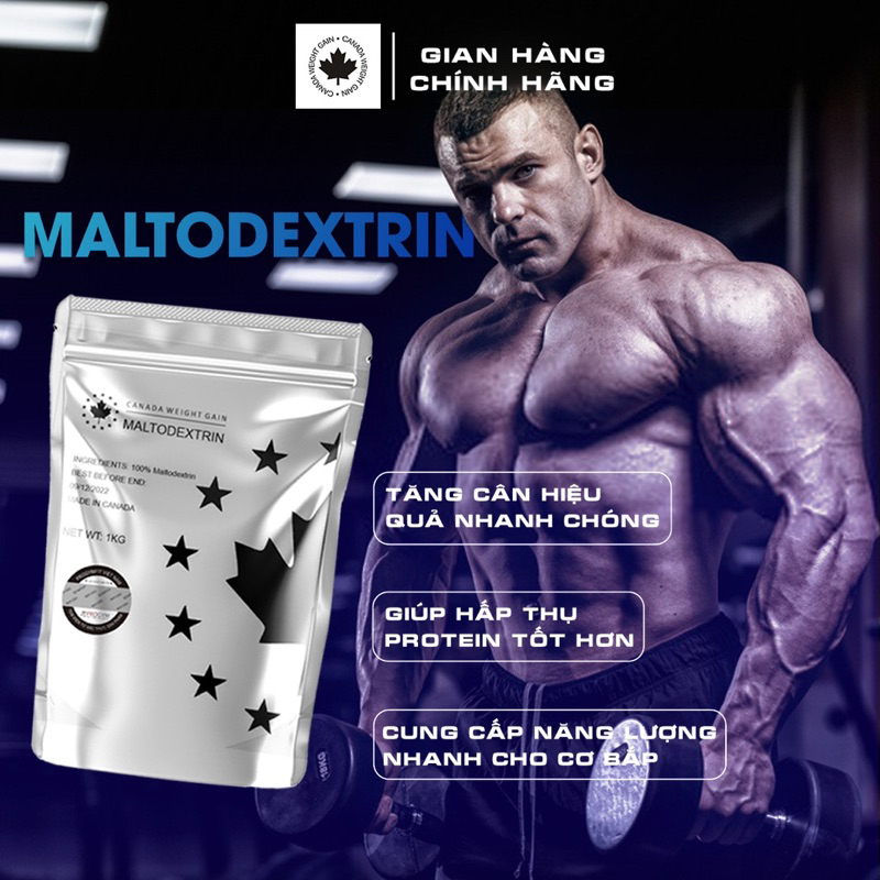 Sữa Tăng Cân Tăng Cơ Maltodextrin CANADA WG TÚI 1KG- Freeship