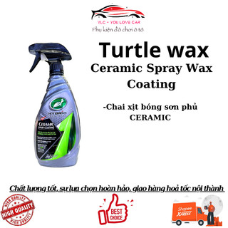 Chai xịt bóng sơn phủ CERAMIC Turtle Wax Hybrid Solutions Ceramic Spray Wax Coatin chống trầy xước