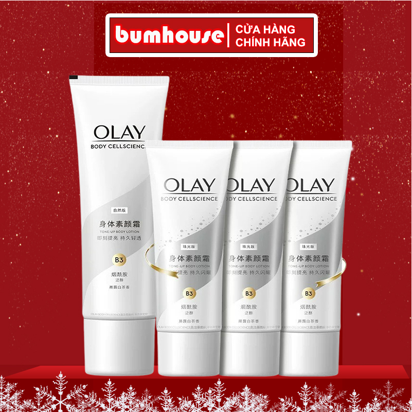 Dương thể dưỡng trắng nâng tone OLAY Body CellScience - Tone Up Body Lotion Cao Cấp