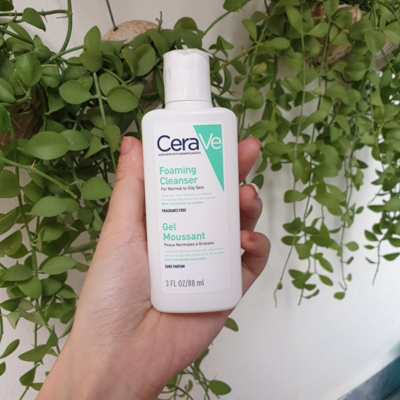 Sữa rửa mặt CeraVe Foaming Facial Cleanser 88ml giúp sạch sâu dành cho da dầu