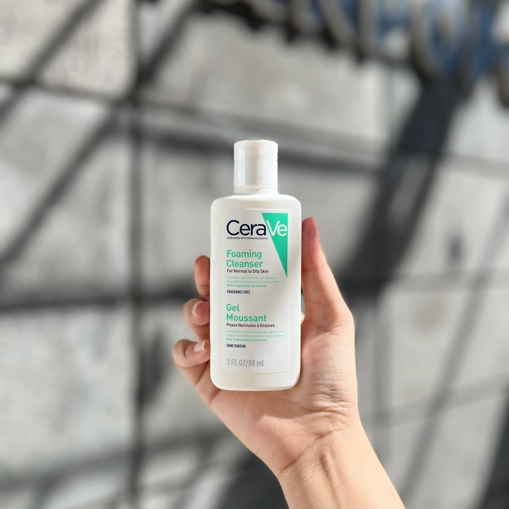 Sữa rửa mặt CeraVe Foaming Facial Cleanser 88ml giúp sạch sâu dành cho da dầu