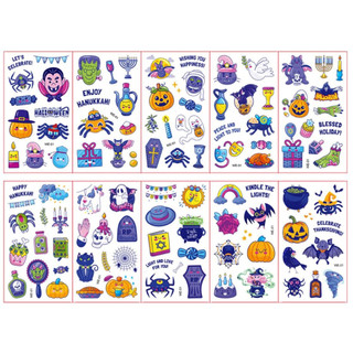 💥💥set 10 hình xăm dán chống nước phong cách halloween độc đáo-a00006💥💥