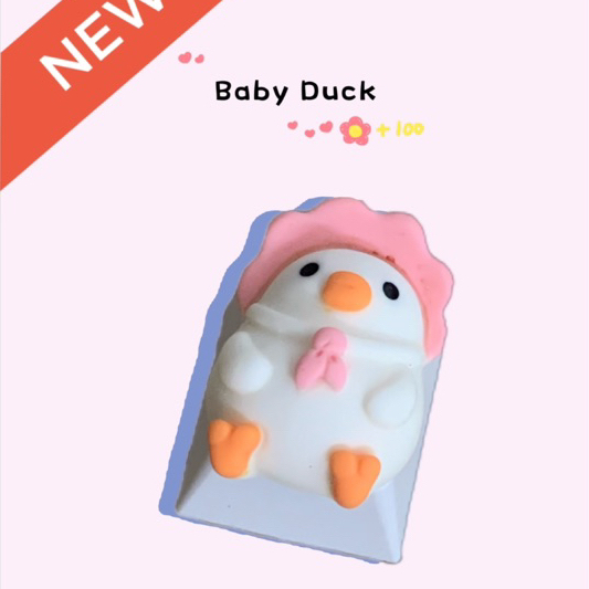 Keycap doubleshot  vịt con dễ thương mini