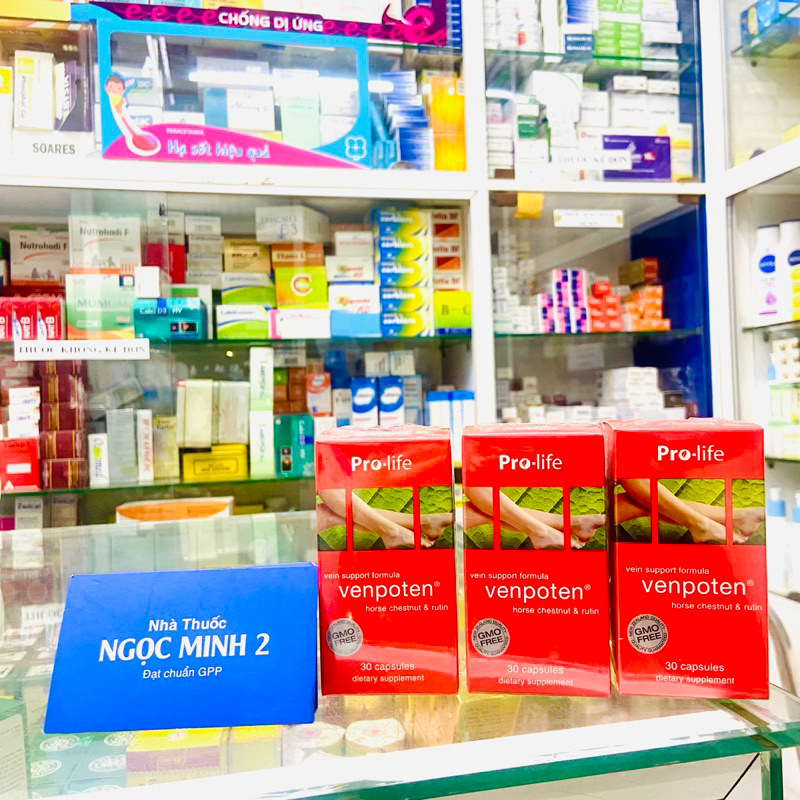 ✅  Venpoten thực phẩm hỗ trợ giảm nguy cơ suy giảm tĩnh mạch