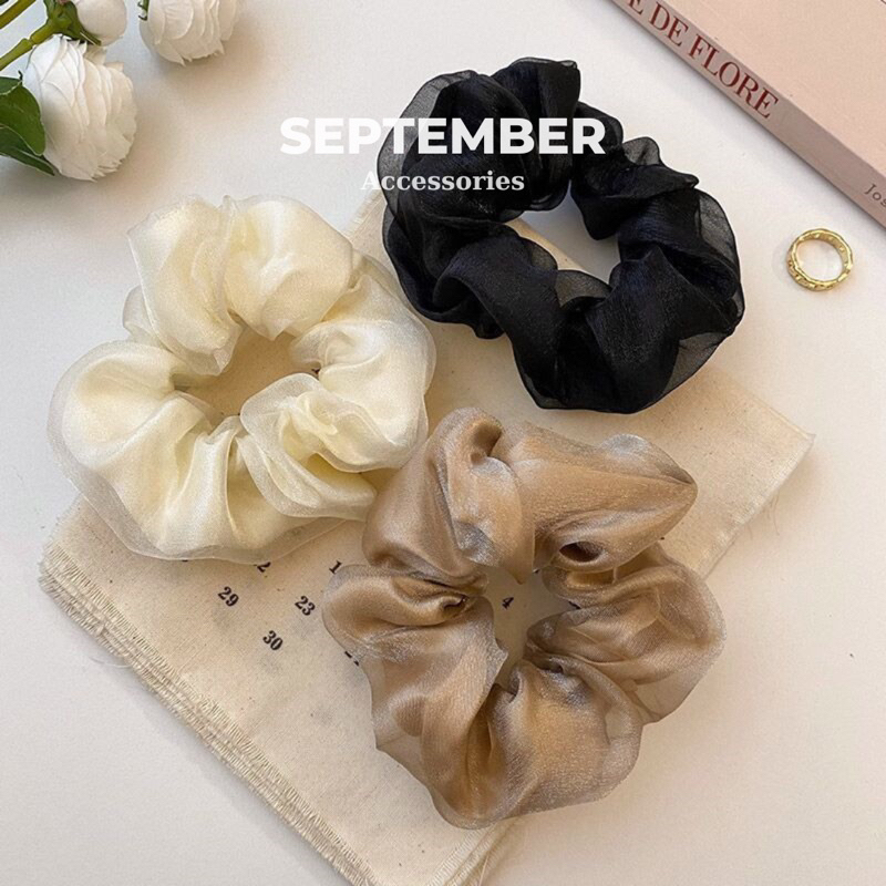 Dây Buộc Tóc, Dây Cột Tóc Nữ Scrunchies September Accessories  Đơn Giản