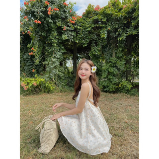 Đầm babydoll hoa nhí