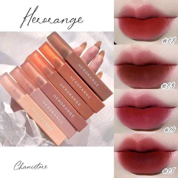 Son kem lì HERORANGE siêu mềm mịn chống nước lâu trôi