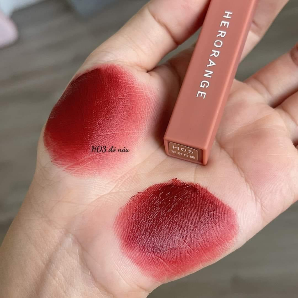 Son kem lì HERORANGE siêu mềm mịn chống nước lâu trôi