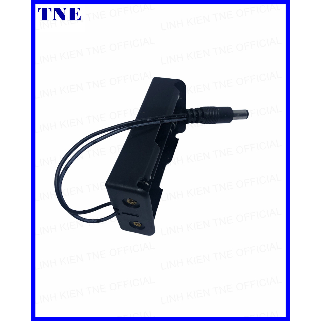 Đế 2 pin 18650 có jack DC- TH142