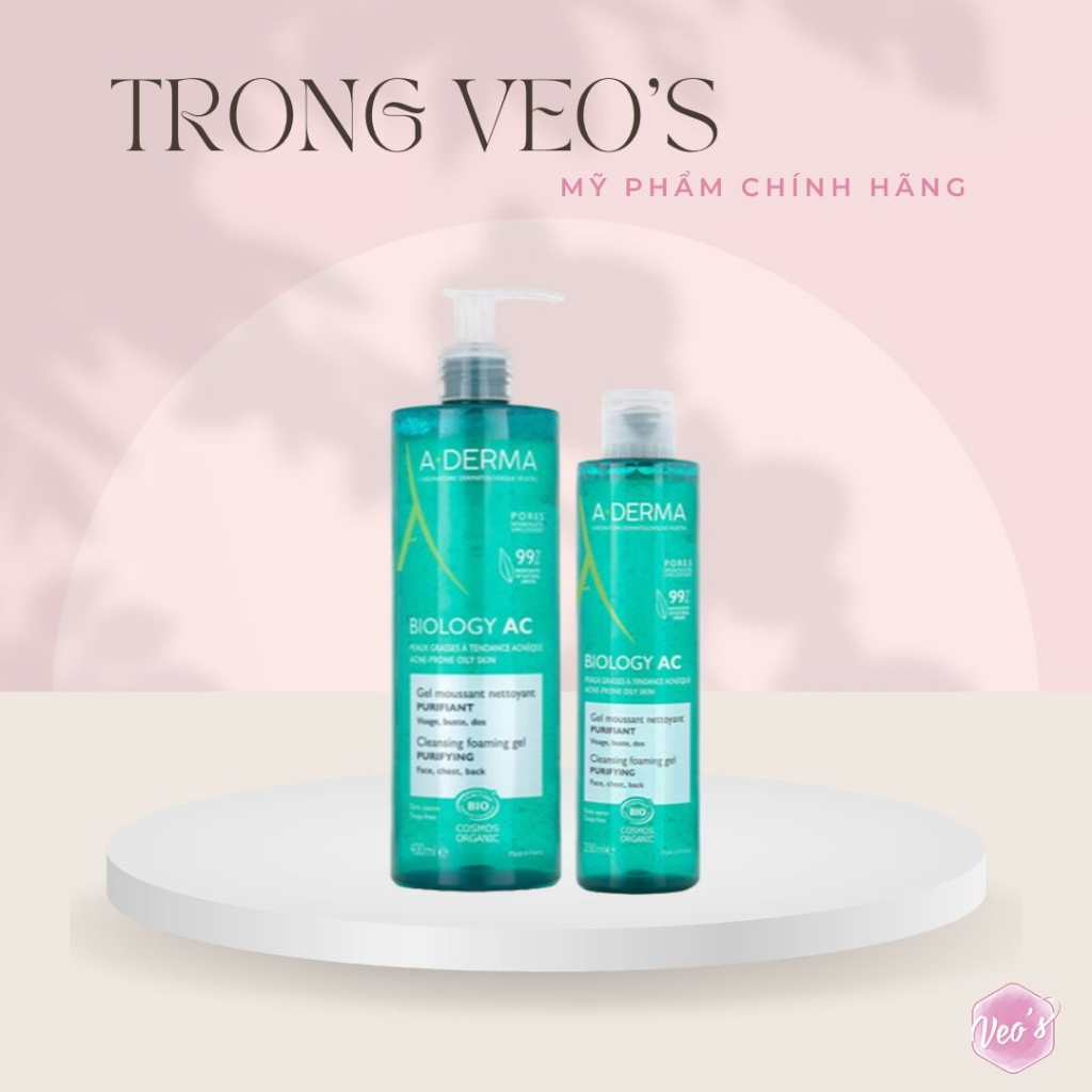 Sữa rửa mặt A-derma Gel Moussant