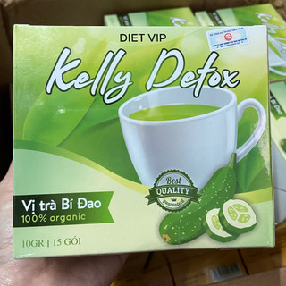 Trà giảm cân vị bí đao kelly detox diet vip
