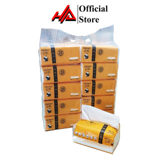 Gói giấy rút, giấy ăn thỏ trắng cute, 4 lớp siêu dai - HAHA Store