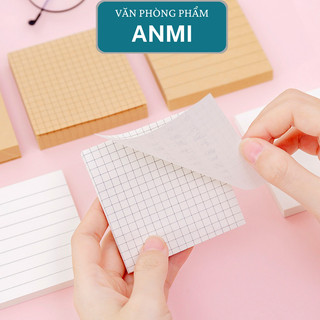 Tập 80 giấy note giấy nhớ giấy ghi chú basic kraft anmi no4