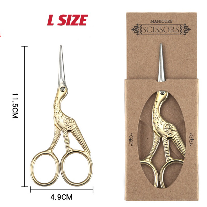 Kéo cắt chỉ, cắt móng hình hạc 4,2x9,3cm