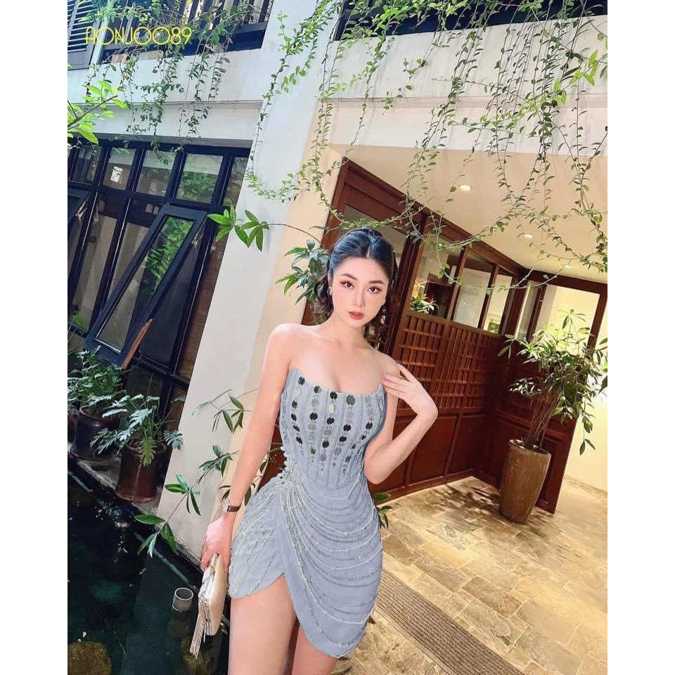 ĐẦM DỰ TIỆC BODY CÚP KẾT ĐÁ TRÁNG GƯƠNG Ms16002V003V FULL SIZE S/M/L/XL