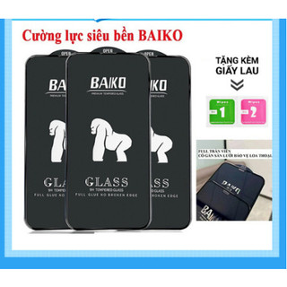 Kính cường lực iphone Baiko kingcong full màn 6plus/6splus/7plus/8/8plus/x/xs/11/12/13/14/pro/max/promax/plus ốp lưng